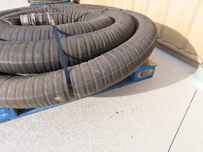 Jason 4470 Dry Bulk Material Suction Hose 5" ID x 47' Gum Rubber 75 PSI