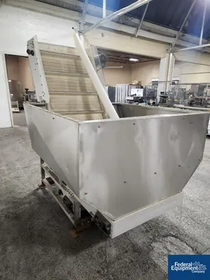 USED New England Machinery New England Machinery H/E-60 Hopper/Elevator for Caps & Bottles