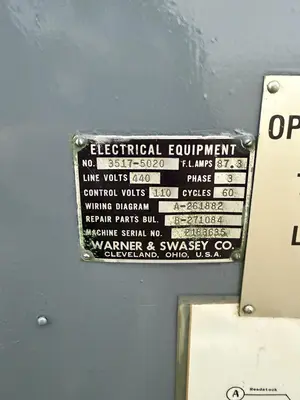 USED WARNER & SWASEY M-3500