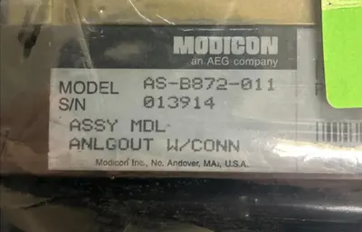 USED MODICON AS-B872-011