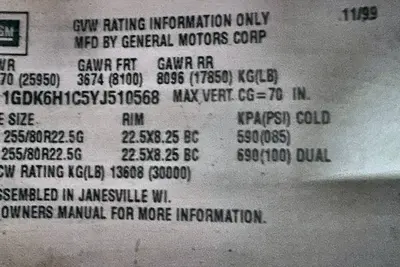 Used 2000 GMC C6500 Tractors & Trailers New Jersey US | Proxy Equipment #1382920