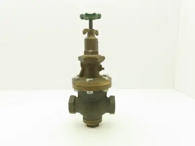 Keckley  Valve AA Steam Pressure Regulating Control Valve 1-1/4"NPT Bronze