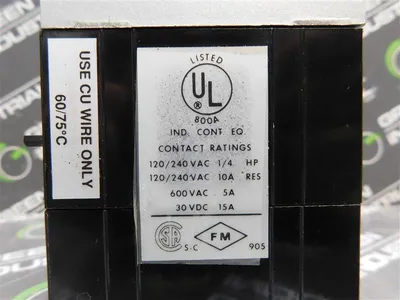 Agastat 7012EF Timing Relay Coil 24V 60Hz Time 1 - 10 Minutes Used