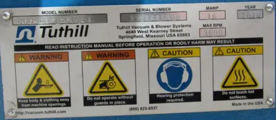 NEW TUTHILL 4005-A6L2CV1-A ROTARY LOBE BLOWER 4005A6L2CV1A