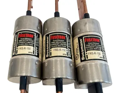 NEW LOT OF 3 BUSSMANN FRS-R-150 FUSES 600V FRSR150
