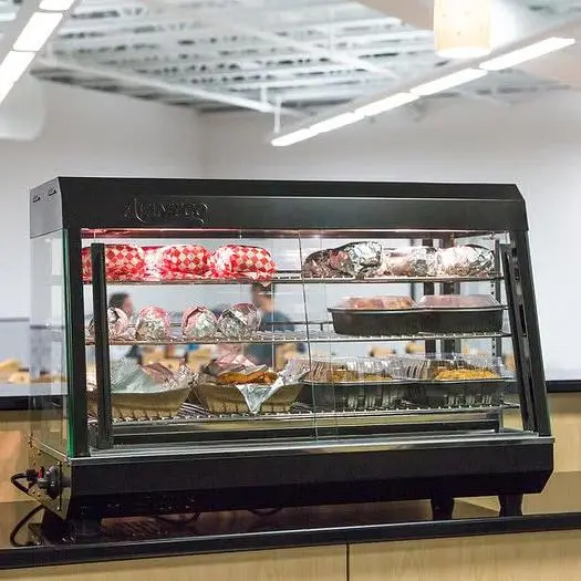 26" Self Service 3 Shelf Countertop Heated Display Warmer