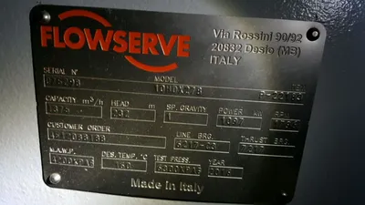NEW FLOWSERVE 10HDX27B