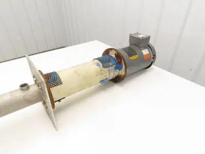 Sanwa VM-2542 Stainless Centrifugal Pump 1" Flanged 2Hp 460V 13 GPM Ext Shaft