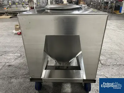 USED TOTE Systems 48" x 42" x 10"  Tote Systems Stainless Steel Transfer Bins