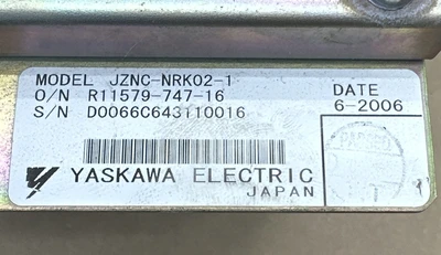 USED Yaskawa JZNC-NRK02-1