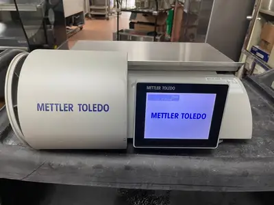 Used Toledo Used Toledo UCCW Smart Touch Counter Deli Produce Digital Scale with Printer 30lb Food Scales Illinois US | Falcon Restaurant Supply #1376079