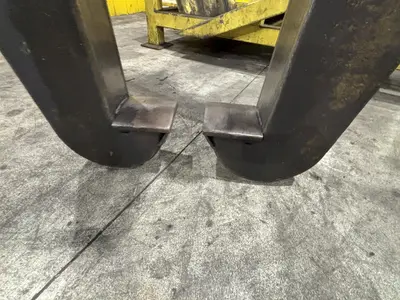 40 TON (80,000 LBS) BRADLEY ADJUSTABLE TELESCOPING COIL LIFTING GRAB TONGS: STOCK #23558