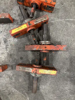 2.5" DAHLSTROM ROLLFORMER PARTS, SHAFT ARBORS, GEARS, SIDE PASSES & MORE: STOCK #22621