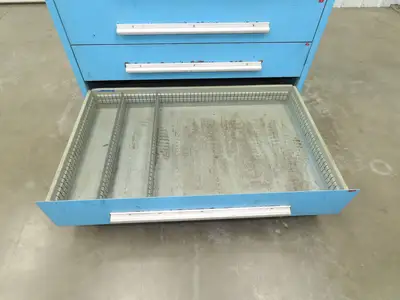 Nu-Era Modular Tool Storage Cabinet 10 Drawer 45x28x61" Stanley Vidmar Lista