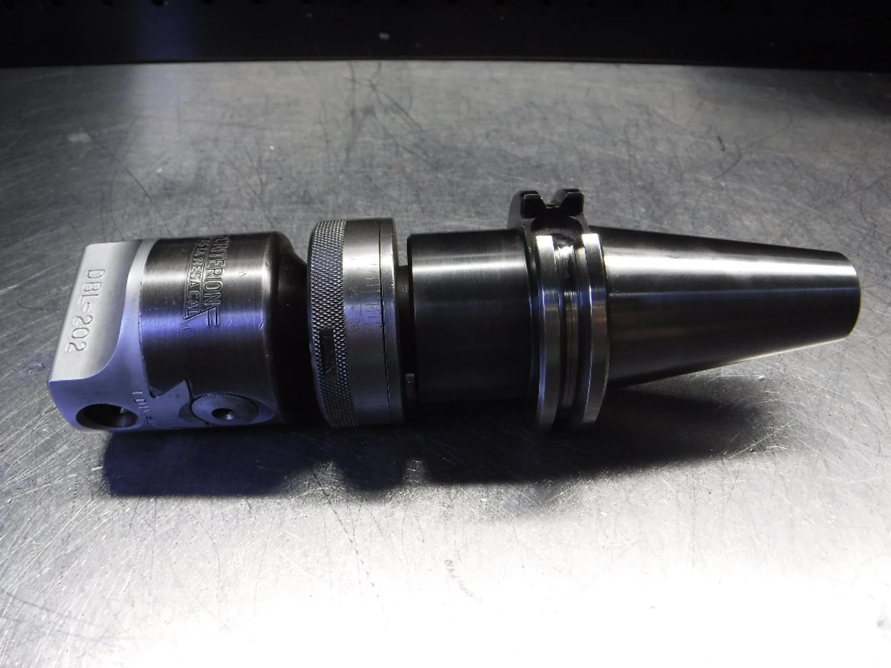 Criterion Adjustable Boring bar Holder W/ CAT40 DBL-202 / V40BH875-20 (LOC2952B)