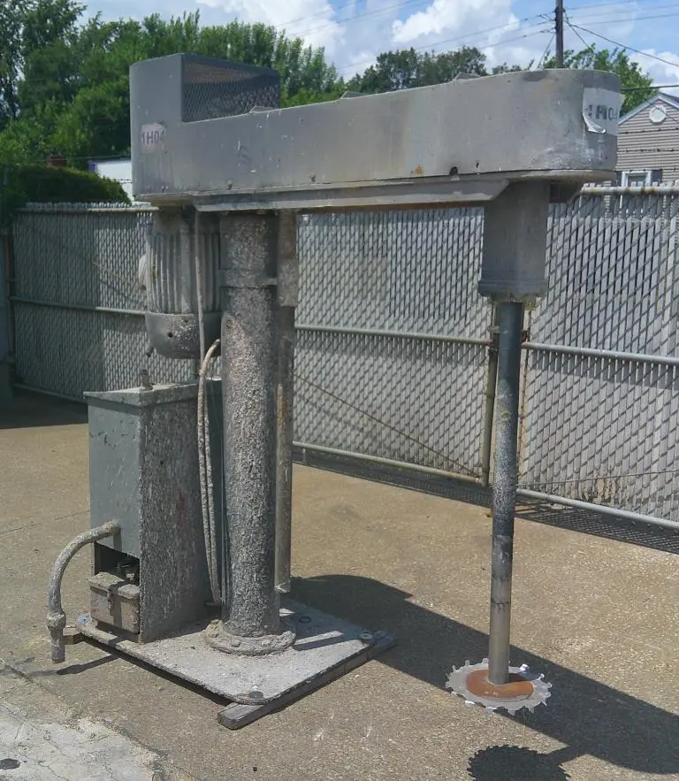 SPC9345  Mixer and Blender 20 hp disperser, hydraulic power unit lift