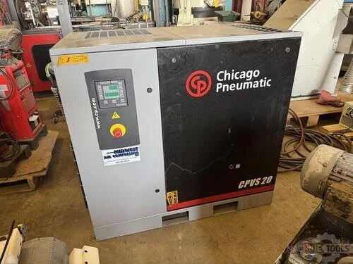 Used 2013 CHICAGO PNEUMATIC CPVS20 Rotary Screw & Sliding Vane Air Compressors Michigan US | RAB Industries, Inc. #184584