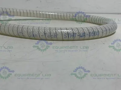 USED SANI-TECH STHT-WR-0500 48" SILICONE HOSE W/ 1/2" SANITARY FITTING