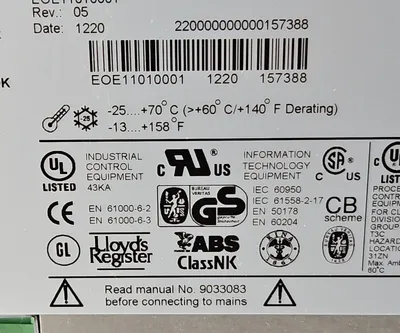 Phoenix Contact QUINT-PS/1AC/24DC/3.5 Power Supply Unit - 2866747. 4D-20