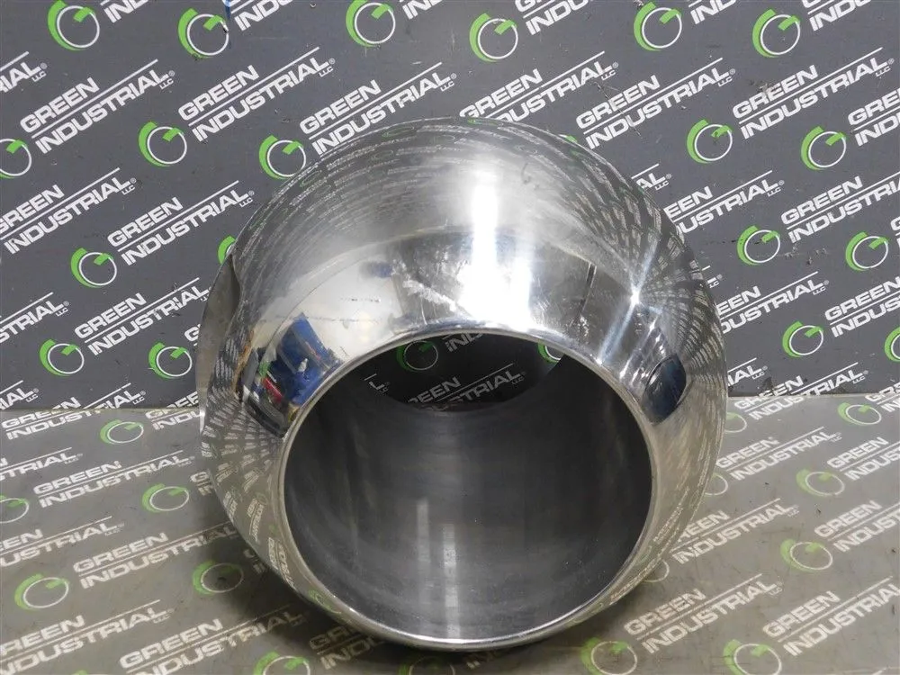Ball Valve Ball 5-3/8" Bore 7-1/4" Bore Length 5" Flat Base Diameter Used