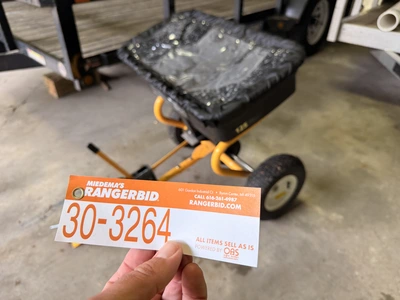 Used YARDWORKS TOWABLE FERTILIZER SPREADER Broadcast Spreaders Michigan US | Miedema Asset Management Group #1454357