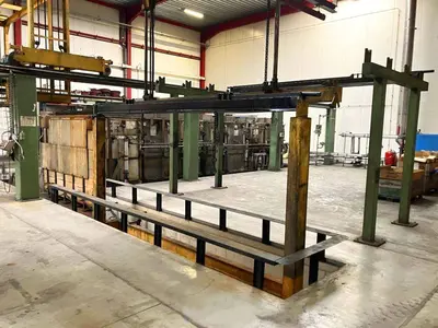 USED ESTEE POWDERCOATING LINE