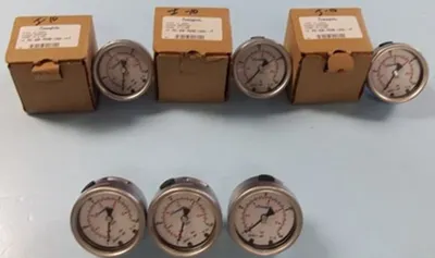 QTY. 6. SWAGELOK TYPE: G.1. GAUGES RANGE: 400PSI/B...