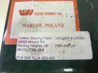 NEW VESTA WORKS LTD. FSP445LH