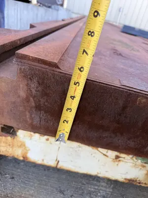 63" X 240" X 6" T-SLOTTED FLOOR PLATE. STOCK # 1002625