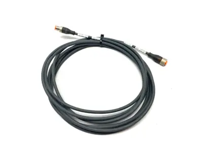 USED LUMBERG AUTOMATION DBL-ENDED CONNECTION CORDSET M12 5M