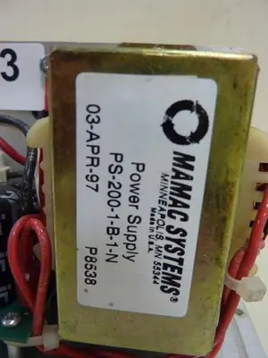 USED MAMAC SYSTEMS PS-200-1-B-1-N