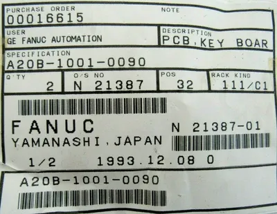 NEW FANUC A20B-1001-0090/02A KEYPAD A350-1001-T092/02 A20B1001009002A