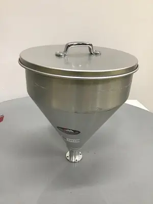USED METAL FABRICATOR HOPPER