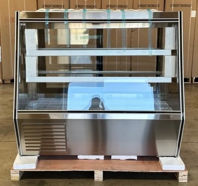 171-0018 60” Fresh Meat & Seafood Self Contained Full Service Display Cooler
