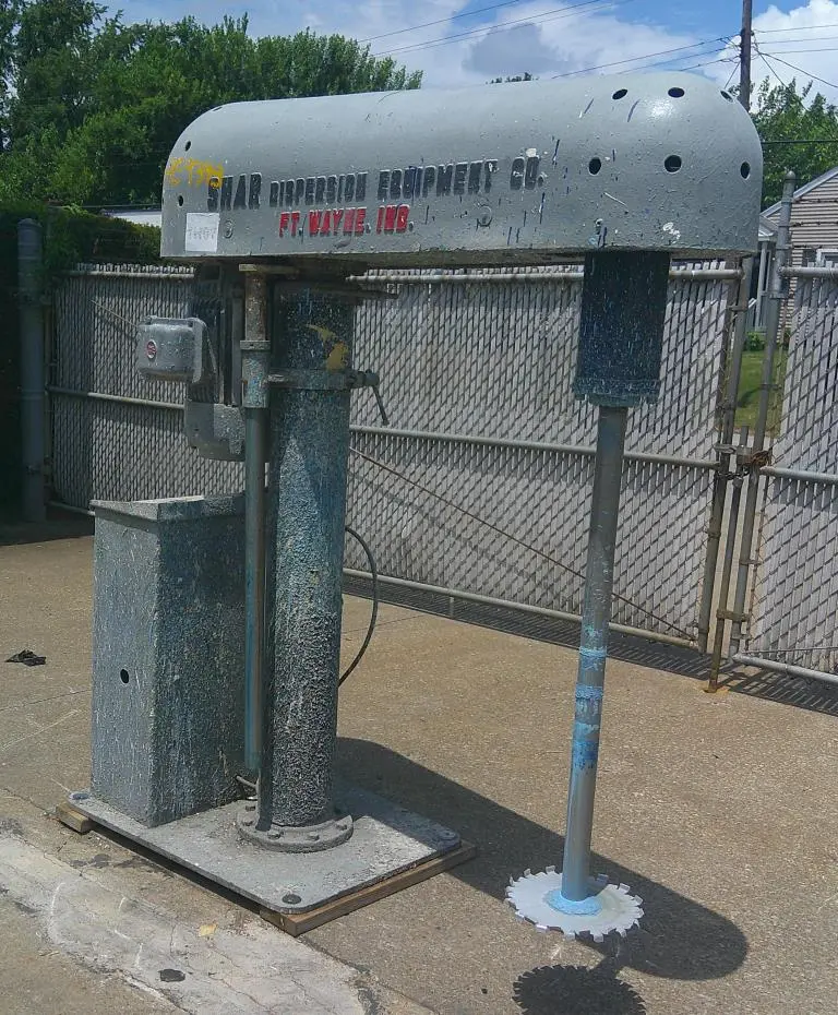 SPC9343  Mixer and Blender 25 hp Shar disperser, hydraulic power unit lift