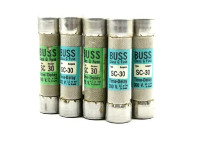 9 NEW BUSSMANN SC-30 FUSES SC30