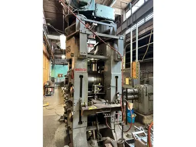20" WIDE x 22" x 4-HI BLISS 100 HP POWERED ROLLING MILL: YOBRO #23828