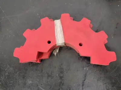 Split Mill Chain Sprocket - 13 Teeth Plastic
