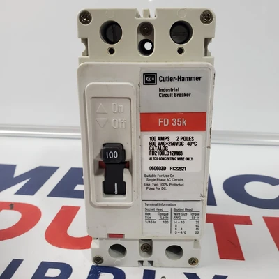 Used Cutler-Hammer FD2100LD12M03 Circuit Breakers California US | American Industrial Supply Co. #1556672