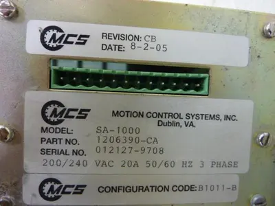 USED MCS SA-1000
