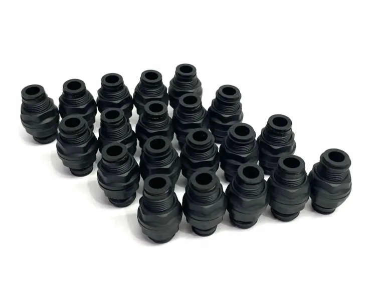 Used PARKER, LEGRIS BULKHEAD UNION PUSH-IN FITTING 1/4" TUBE OD Hoses | Maverick Industrial Sales #1099524