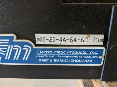 USED ELECTRO-MATIC PRODUCTS DOUBLE-SIDED ANDON DISPLAY INDUSTRIAL KPI