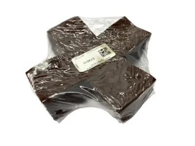 NEW SAFETYTAC SQUARED X'S BROWN FLOOR MARKING STICKER 6" X 6" X 2" PKG OF 25