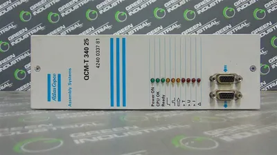 Atlas Copco QCM-T 340 25 Servo Control Module 4240 0337 81 F/W 3.17 S/W 3.1 Used