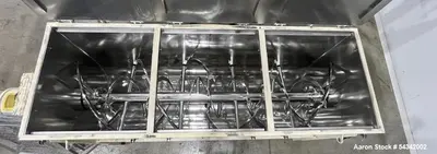 Used Littleford 100 Cu Ft Ribbon Blender – Sanitary Stainless Steel Mixer