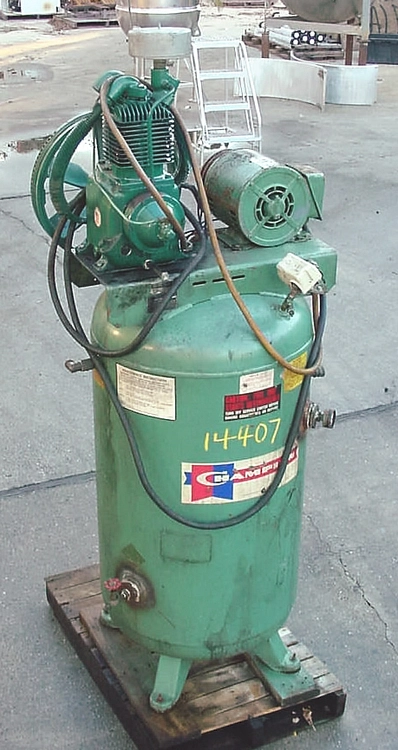 Used CHAMPION AIR COMPRESSOR VR5-8 Lubricated Reciprocating Air Compressors New Jersey US | Champion Trading Corporation #423236