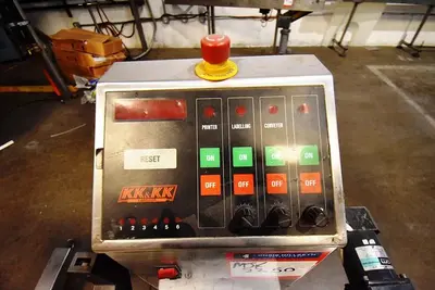 Labeler, Pressure Sensitive,  4.5" Wide Belt,  KK&KK #5991103