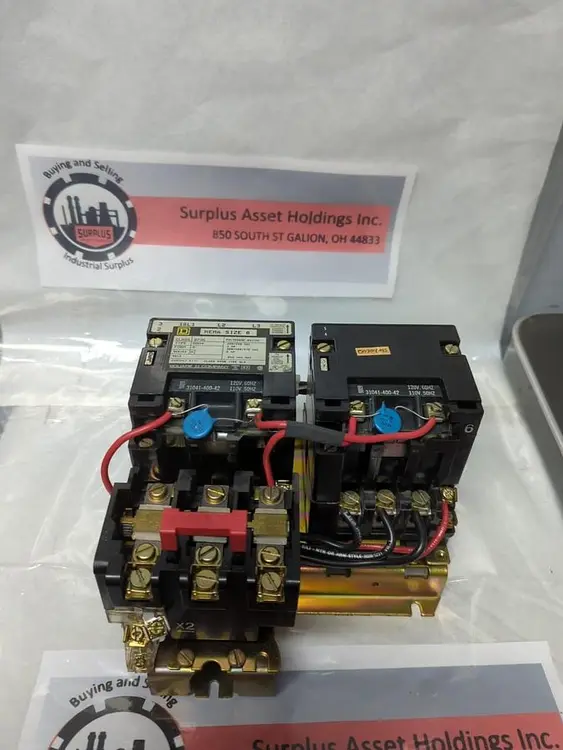Used SQUARE D 8736SB04 Starters | Surplus Asset Holdings #1205078