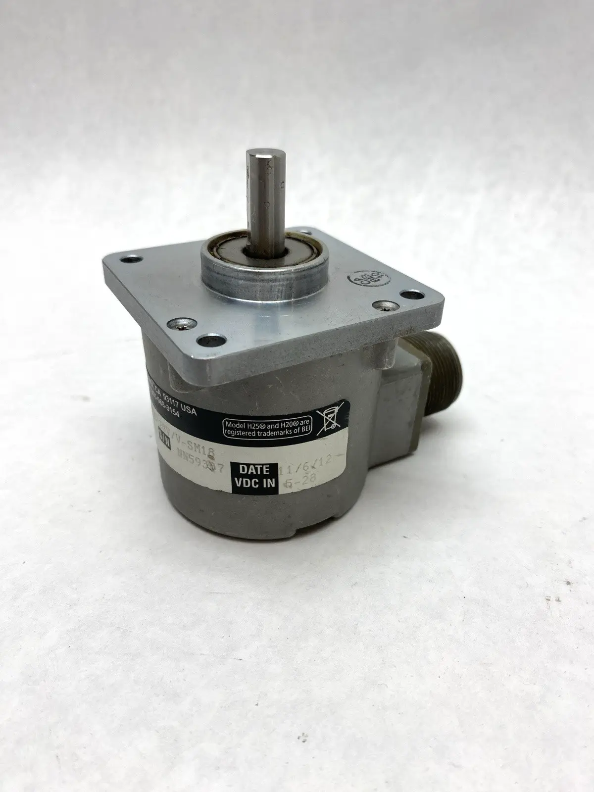 H25D-SS-OMNI-ABZC-28V/V-SM18, 01124-001 | BEI Sensors 01124-001, H25D-SS-OMNI-ABZC-28V/V-SM18 Incremental Rotary Encoder - For parts or not working