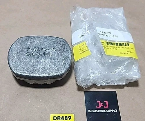 *NEW SURPLUS* 11-MSW-C SA/A105 CH industrial Boiler Handhole Plate + Warranty!